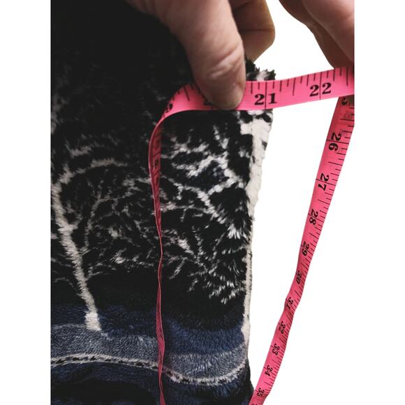 Vintage Black Diamond Woodsy Moose Print Fleese Vest Size L - Picture 4 of 5